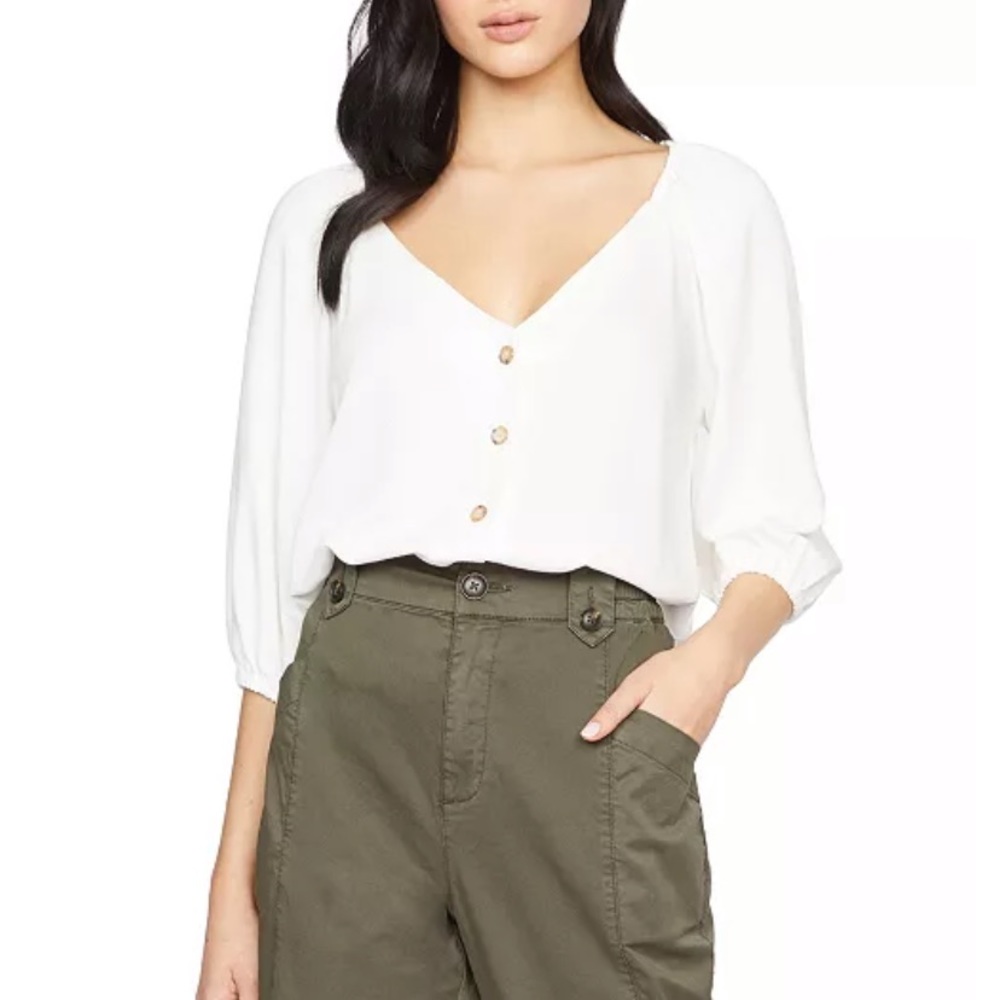 Sanctuary Modern Button Front Top
